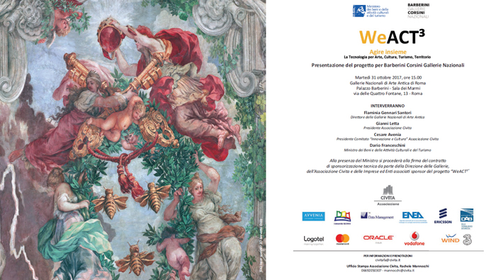 Al momento stai visualizzando Presentazione progetto WeACT – Barberini Corsini Gallerie Nazionali